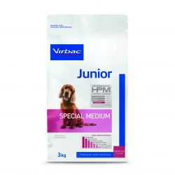 CROQUETTES CHIEN VETERINARY HPM DOG JUNIOR SPECIAL MEDIUM - VIRBAC