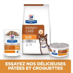 PATEE CHAT ADULT PRESCRIPTION DIETS K/D KIDNEY CARE POULET (sachet) - HILL'S