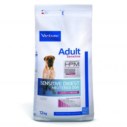 CROQUETTES CHIEN VETERINARY HPM DOG NEUTERED SENSITIVE LARGE & MEDIUM - VIRBAC