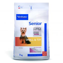 CROQUETTES CHIEN VETERINARY HPM DOG SENIORSMALL & TOYS - VIRBAC