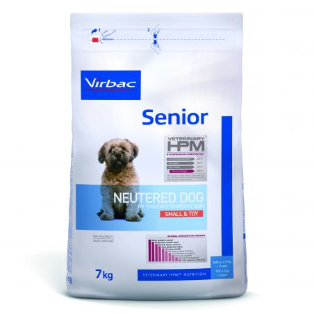 CROQUETTES CHIEN VETERINARY HPM DOG SENIOR NEUTERED SMALL & TOYS - VIRBAC