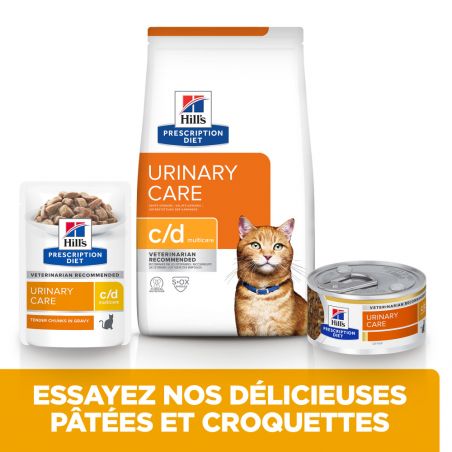 PATEE CHAT ADULT PRESCRIPTION DIETS C/D MULTICARE URINARY CARE POULET (sachet) - HILL'S