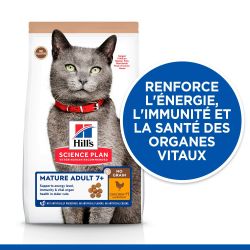 CROQUETTES CHAT SCIENCE PLAN ADULT MATURE POULET SANS CEREALES - HILL'S