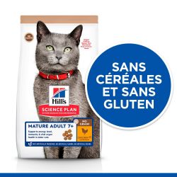 CROQUETTES CHAT SCIENCE PLAN ADULT MATURE POULET SANS CEREALES - HILL'S