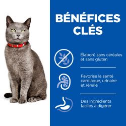 CROQUETTES CHAT SCIENCE PLAN ADULT MATURE POULET SANS CEREALES - HILL'S