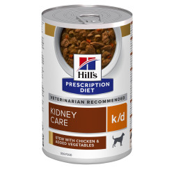 PATEE CHIEN ADULT PRESCRIPTION DIETS K/D KIDNEY (mijoté) - HILL'S