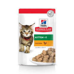 PATEE CHAT SCIENCE PLAN KITTEN POULET (sachet) - HILL'S