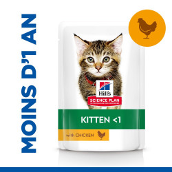 PATEE CHAT SCIENCE PLAN KITTEN POULET (sachet) - HILL'S