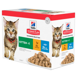 PATEE CHAT SCIENCE PLAN KITTEN MIXTE - HILL'S