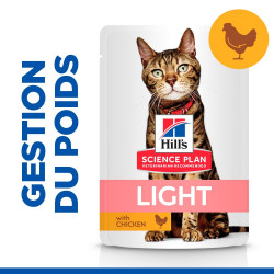 PATEE CHAT SCIENCE PLAN ADULT LIGHT POULET (sachet) - HILL'S