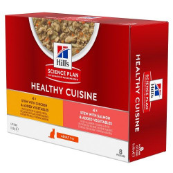 PATEE CHAT SCIENCE PLAN ADULT HEALTHY MIXTE (sachet) - HILL'S