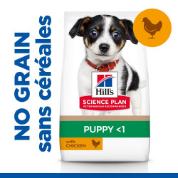 CROQUETTES CHIEN SCIENCE PLAN PUPPY POULET SANS CEREALES - HILL'S