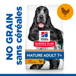 CROQUETTES CHIEN SCIENCE PLAN ADULT MATURE POULET SANS CEREALES - HILL'S