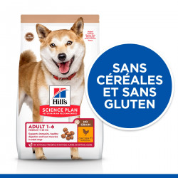 CROQUETTES CHIEN SCIENCE PLAN ADULTE POULET SANS CEREALES - HILL'S