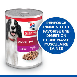PATEE CHIEN SCIENCE PLAN ADULTE BOEUF (boite) - HILL'S