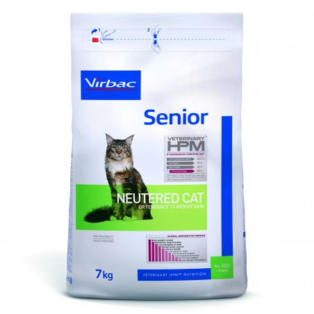 CROQUETTES CHAT VETERINARY HPM CAT SENIOR NEUTERED - VIRBAC