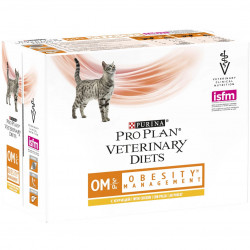 PATEE CHAT VETERINARY DIETS OM ST/OX OBESITY MANAGEMENT (sachet) - PROPLAN