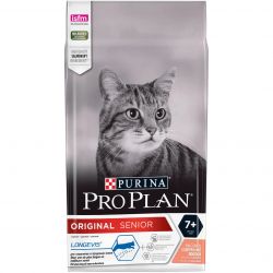 CROQUETTES CHAT ORIGINAL SENIOR avec LONGEVIS SAUMON - PURINA PROPLAN