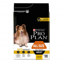 CROQUETTES CHIEN ALL SIZE ADULT LIGHT / STERILISED avec OPTIWEIGHT POULET - PURINA PROPLAN