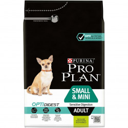 CROQUETTES CHIEN SMALL & MINI ADULT SENSITIVE DIGESTION avec OPTIDIGEST AGNEAU - PURINA PROPLAN