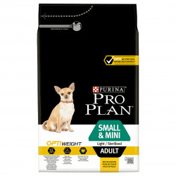 CROQUETTES CHIEN SMALL & MINI ADULT LIGHT STERILISED avec OPTIWEIGHT POULET - PURINA PROPLAN