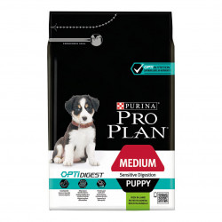 CROQUETTES CHIEN MEDIUM PUPPY SENSITIVE DIGESTION avec OPTIDIGEST AGNEAU - PURINA PROPLAN