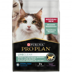 CROQUETTES CHAT LIVECLEAR ADULT STERILISED SENIOR DINDE - PURINA PROPLAN