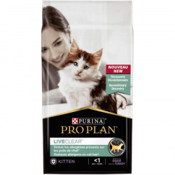 CROQUETTES CHAT LIVECLEAR KITTEN DINDE - PURINA PROPLAN