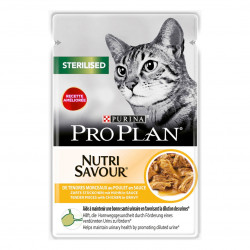 PATEE CHAT STERILISED ADULT NUTRISAVOUR sauce POULET - PURINA PROPLAN