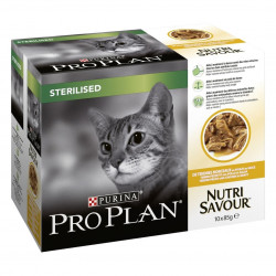 PATEE CHAT STERILISED ADULT NUTRISAVOUR sauce POULET - PURINA PROPLAN