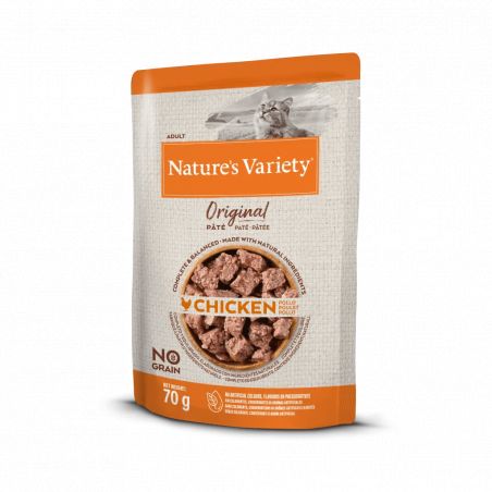 PATEE ORIGINAL CHAT POULET SACHET - NATURE'S VARIETY