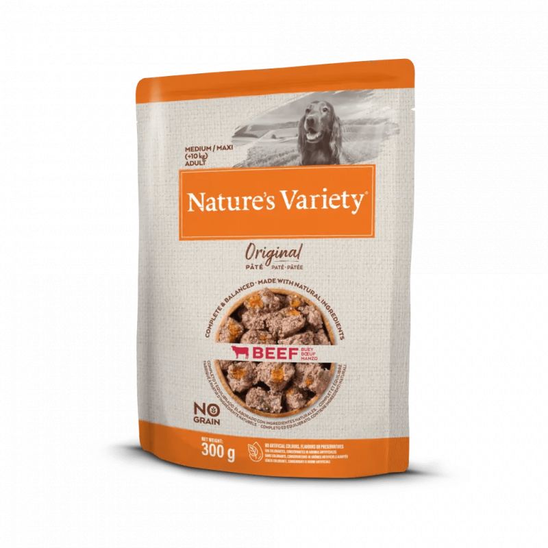 PATEE ORIGINAL CHIEN BOEUF SACHET - NATURE'S VARIETY