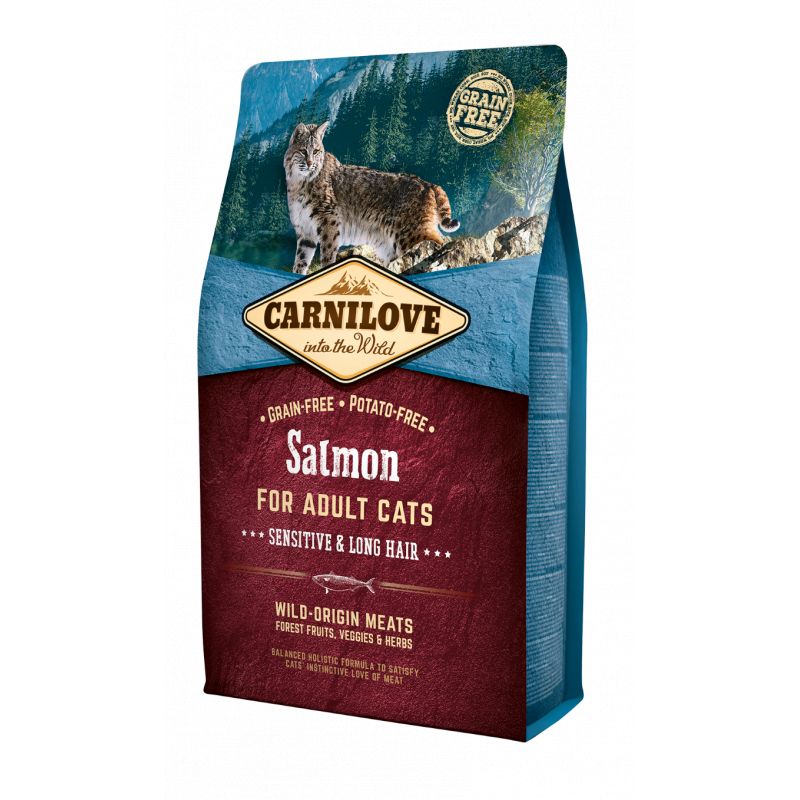 Croquettes chat Adulte Sensitive Saumon - Carnilove