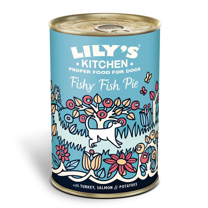 PATEE CHIEN FISHY FISH PIE SAUMON HARENG DINDE (boite) - LILY'S KITCHEN