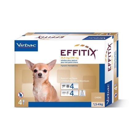 EFFITIX CHIEN (1,5-4 KG) - VIRBAC