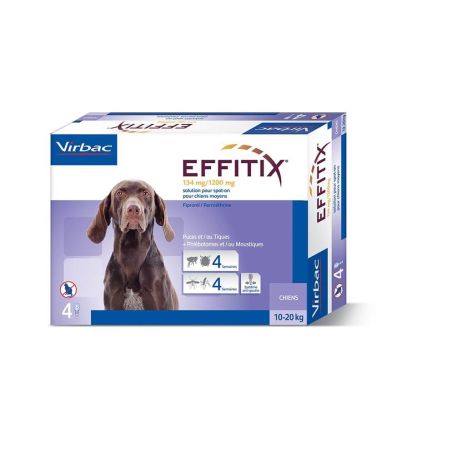 EFFITIX CHIEN (10-20 KG) - VIRBAC
