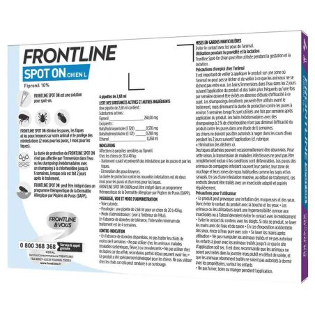 FRONTLINE SPOT ON CHIEN XL (40-60 kg) - BOEHRINGER