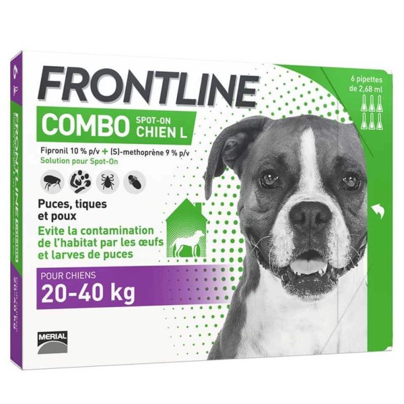 FRONTLINE COMBO CHIEN L (20-40 kg) - BOEHRINGER