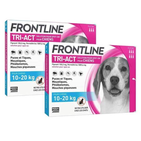 FRONTLINE TRI-ACT CHIEN M (10-20 kg) - BOEHRINGER