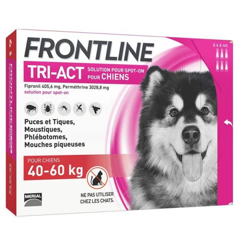 FRONTLINE TRI-ACT CHIEN XL (40-60 kg) - BOEHRINGER