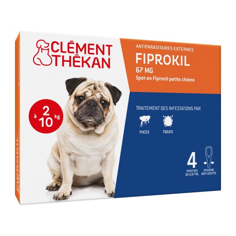 FIPROKIL CHIEN 2 - 10 KG - CLEMENT THEKAN
