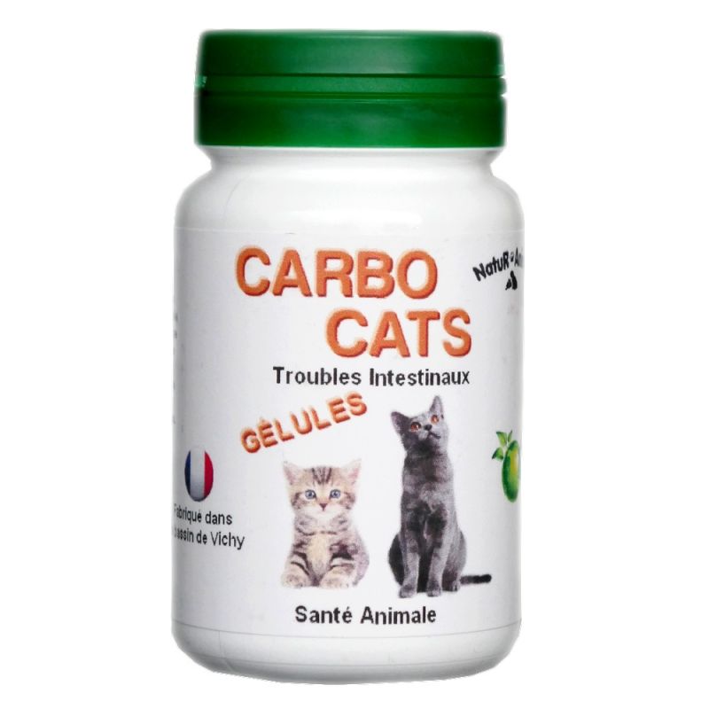 CARBO CATS TROUBLES INTESTINAUX - NATUR'ANIMAL