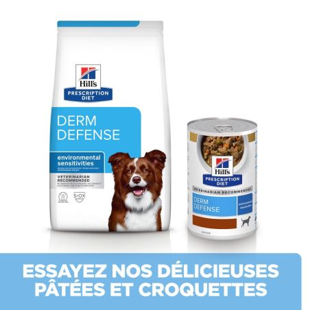 CROQUETTES CHIEN ADULT PRESCRIPTION DIETS DERM DEFENSE - HILL'S