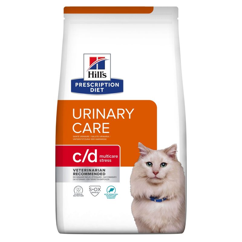 CROQUETTES CHAT ADULT PRESCRIPTION DIETS C/D URINARY STRESS POISSON - HILL'S