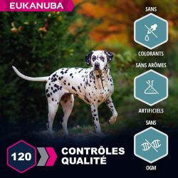 CROQUETTES CHIEN ADULT SAUMON LARGE - EUKANUBA