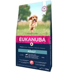 CROQUETTES CHIEN ADULT SAUMON SMALL / MEDIUM - EUKANUBA