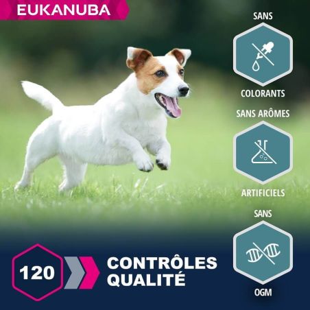 CROQUETTES CHIEN ADULT SMALL / MEDIUM AGNEAU - EUKANUBA