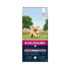 CROQUETTES CHIEN PUPPY JUNIOR AGNEAU LARGE - EUKANUBA