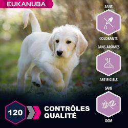 CROQUETTES CHIEN PUPPY JUNIOR AGNEAU LARGE - EUKANUBA