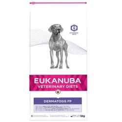 CROQUETTES CHIEN VETERINARY DIET DERMATOSIS - EUKANUBA